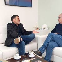 Edson Lapa visita o JC