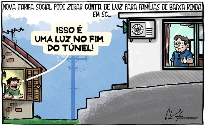 Celesc dará 100% de desconto para famílias de baixa renda