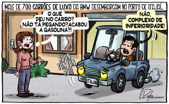 Carrões de luxo da BMW desembarcam no Porto de Itajaí