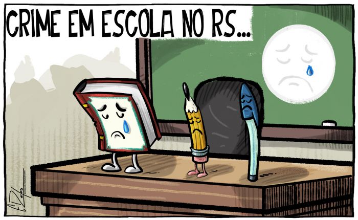Crime em escola no RS