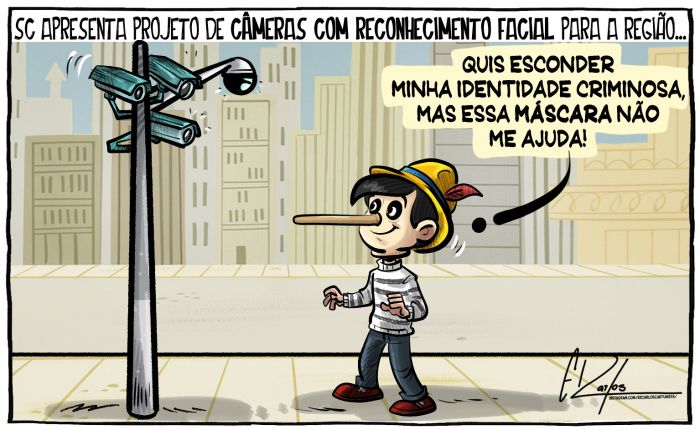 SC apresenta projeto de câmeras com reconhecimento facial