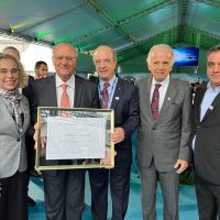 Alckmin é homenageado em Itajaí