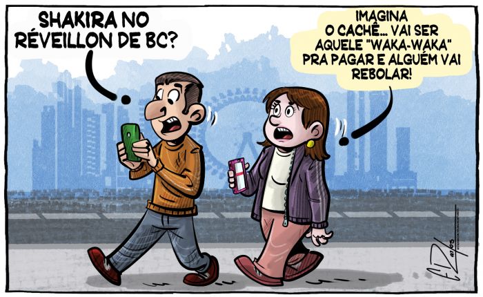 Shakira no réveillon de BC?