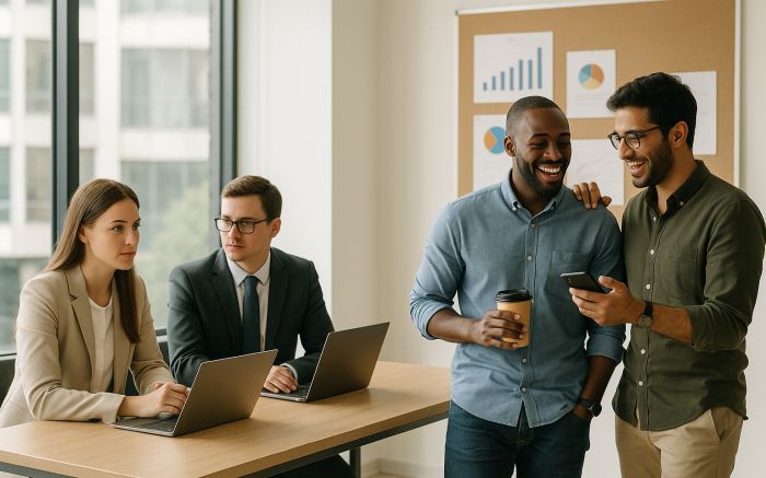 Amigos ou colegas de trabalho?