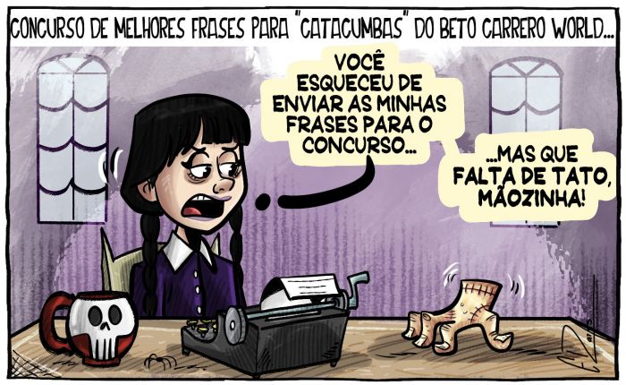 Galera premiada após bolar frases criativas para “catacumbas” do Beto Carrero World