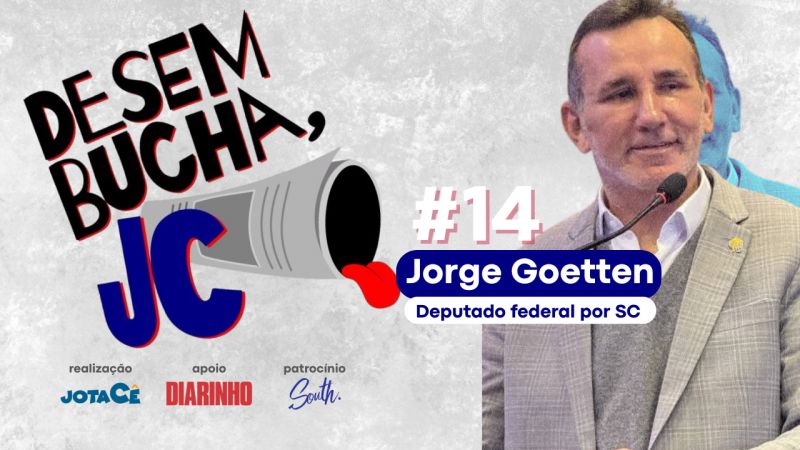 O presidente estadual do Republicanos e deputado federal Jorge Goetten participa do Desembucha JC nesta quarta-feira, a partir das 19h, ao vivo
