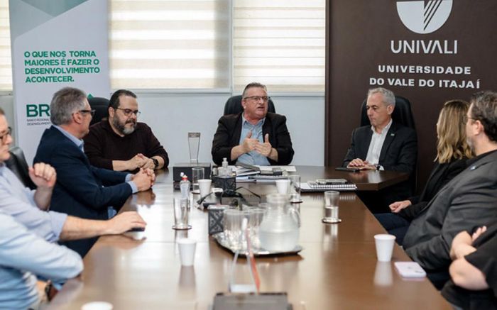 Visita especial na Univali