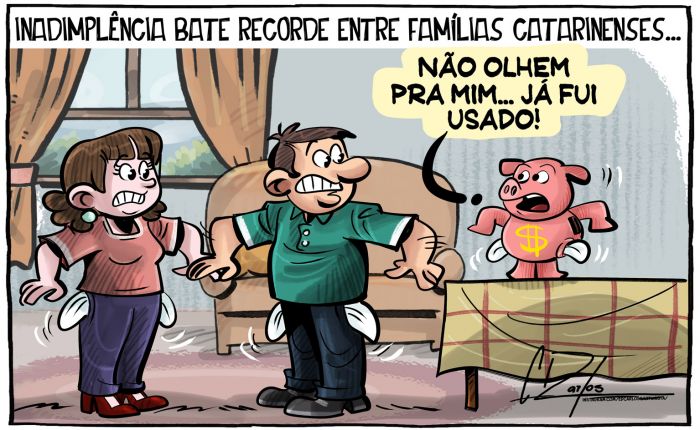 Inadimplência bate recorde entre famílias catarinenses
