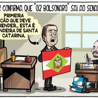 Governador confirma "02 Bolsonaro" ao Senado por SC