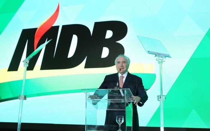 MDB terá Temer na festa dos 60 anos em SC