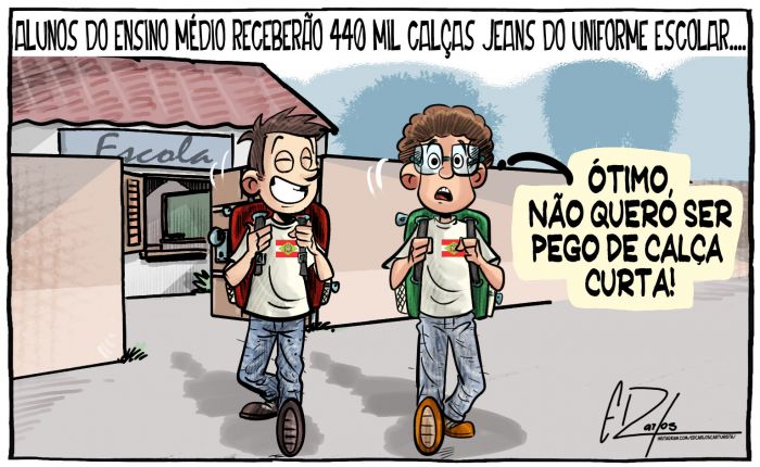 Alunos do ensino médio receberão 440 mil calças jeans