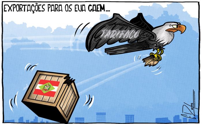 Exportações de SC para EUA caem
