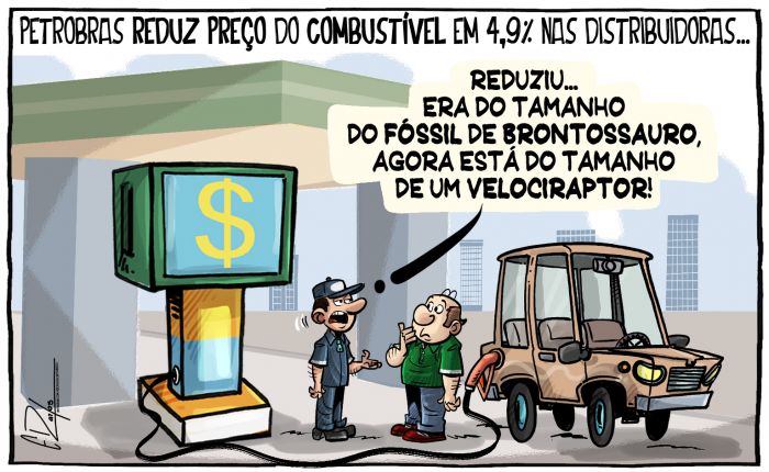 Petrobras reduz preço da gasolina