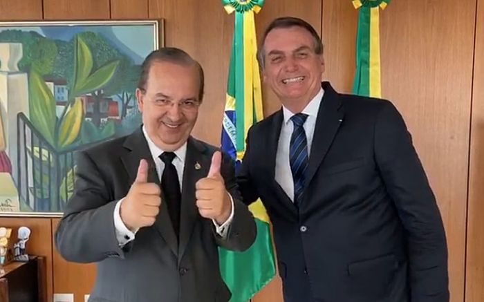 Visita para fechar a chapa