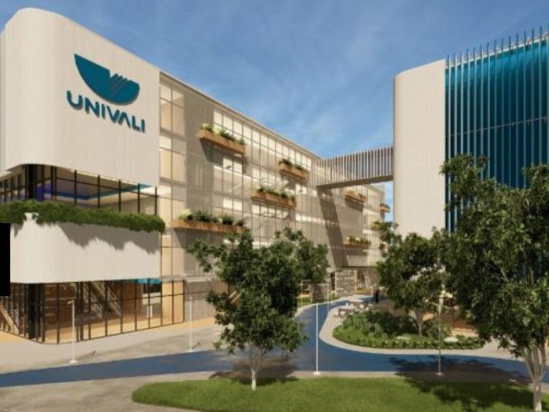 Voando! Univali vai construir dois novos blocos de cinco andares perto da reitoria (foto: Imagem ilustrativa)