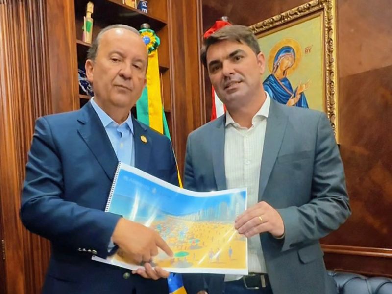 Prefeito de Itapema, Alexandre Xepa (PL), tem o apoio do governador little Jorginho Mello (PL) para o alargamento da faixa de areia