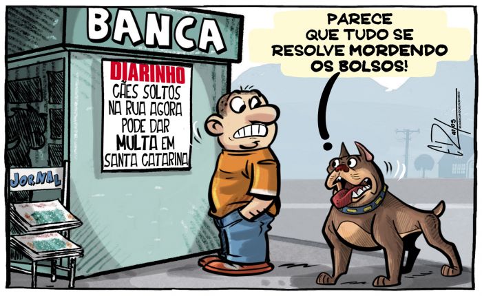 Nova lei proíbe cães soltos nas ruas em SC