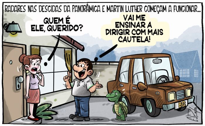 Radares nas avenidas Panorâmica e Martin Luther em BC