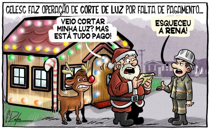 Celesc faz cortes de luz por falta de pagamento