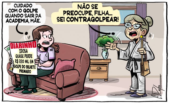 Cuidado com o golpe do bilhete premiado