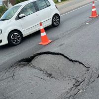 Manutenção da BR 101 tá feia