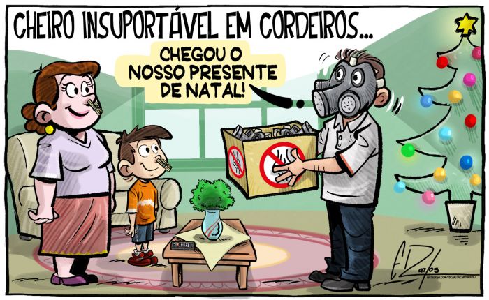 Cheiro insuportável em Cordeiros