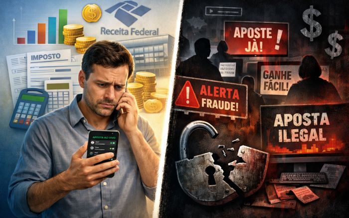 Jogo sujo, risco real: bets ilegais pressionam o mercado e o Fisco observa o apostador