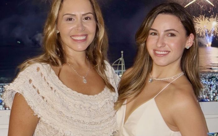 Claudia e Manu Gugelmin Pereira