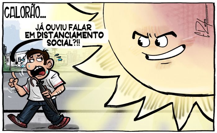 Calorão domina os próximos dias.