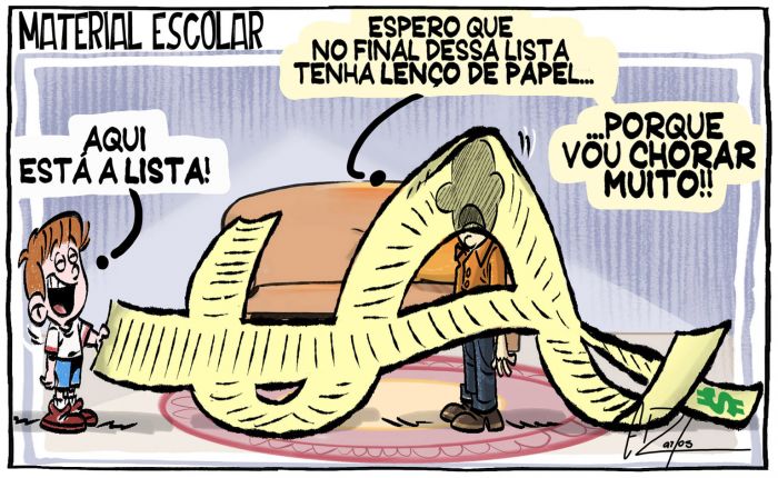 Compra de material escolar