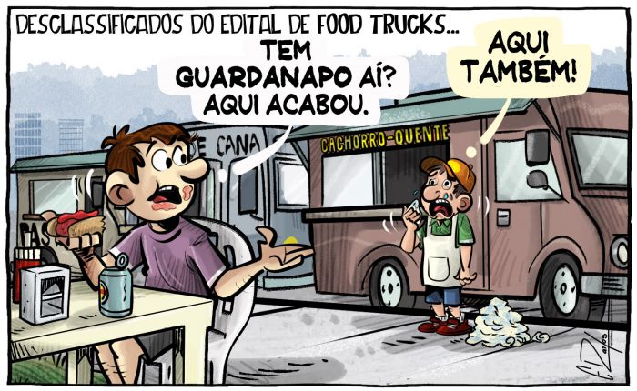 Desclassificados do edital de food trucks
