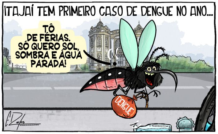 Primeiro caso de dengue do ano em Itajaí