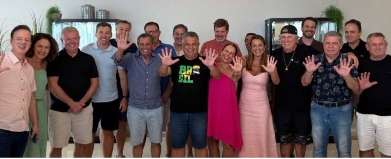 O sapatinho Carlos Humberto participou de convescote do PSD, mas não largou o osso do PL e cargos no governo do estado (foto: divulgação)