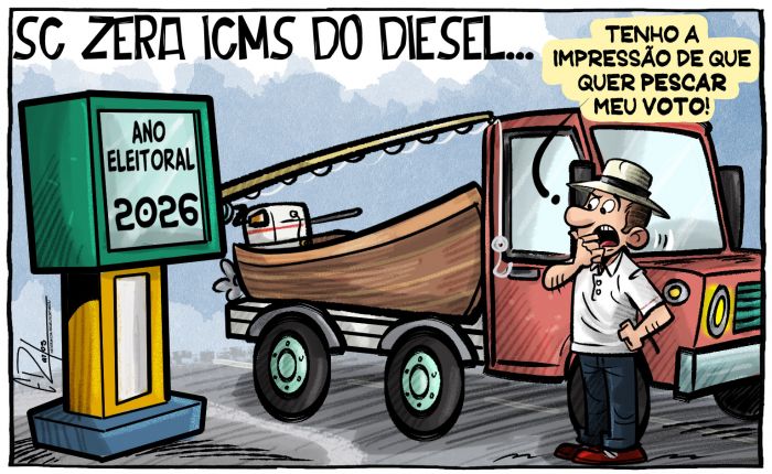 SC zera ICMS do diesel
