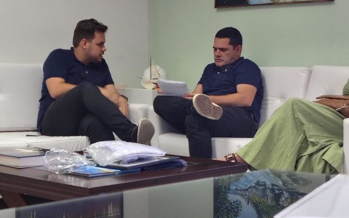 Osmar e Robison juntos