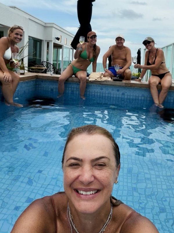 Aurea e Denilson Souza, Lu Spengler, Jacque Dalçoquio e Neide Guimarães