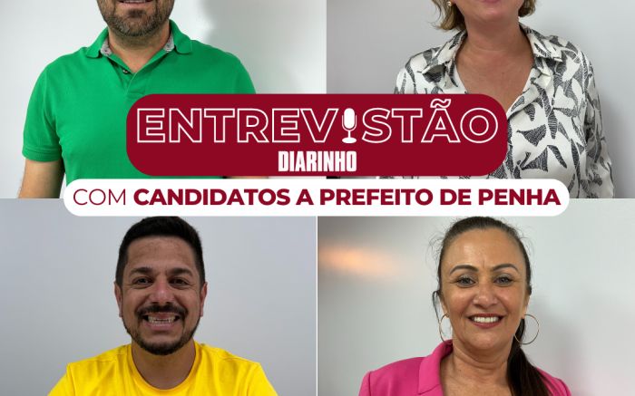 Entrevistão com os candidatos a prefeito de Penha