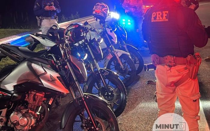 PRF acaba com racha de motos no Contorno da BR 101